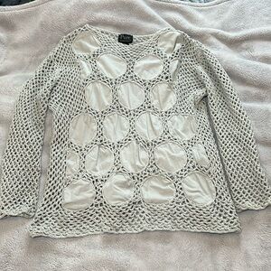 Pure Handknit Crew Neck Sweater